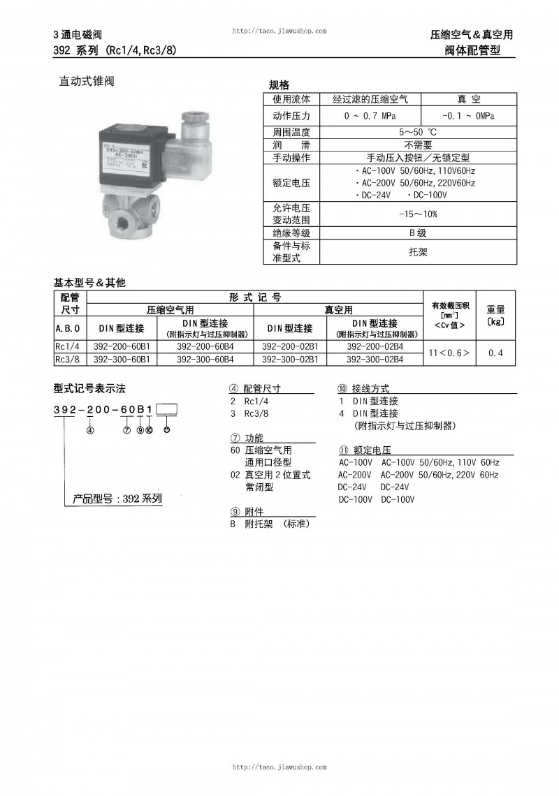 日本TACO电磁阀、双位阀选型手册（中文版）_页面_42