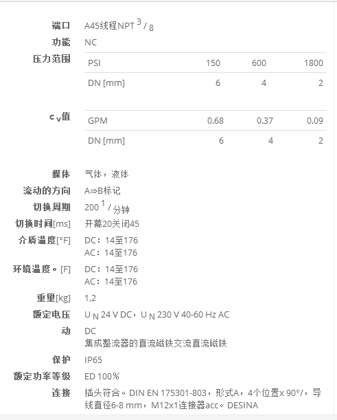 德国COAX高压同轴阀A 45