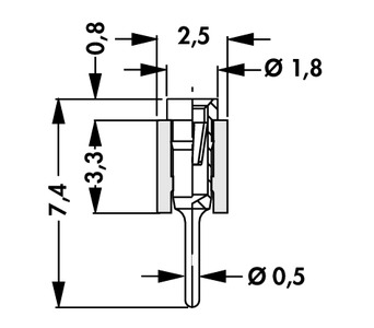 Fischer Elektronik连接器母座