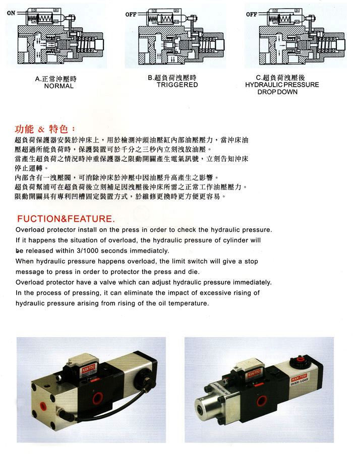 KAN-TOU超负荷泵,超负荷保护器