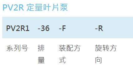 REXPOWER叶片泵