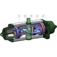 ACTUATECH 铝制单效气动执行器GS型系列