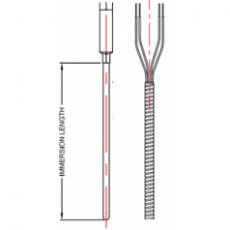 THERMO ELECTRIC 带铠装引线的热电偶系列