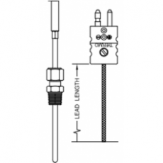 THERMO ELECTRIC 带玻璃纤维引线的热电偶系列