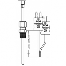 THERMO ELECTRIC 带PVC引线的热电偶系列