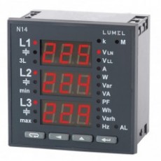 LUMEL 三相网络参数表N14系列