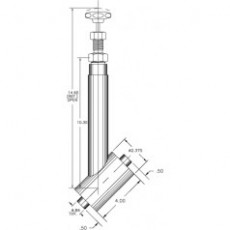 CRYOCOMP 真空夹套 Y 型阀C2043-M21系列