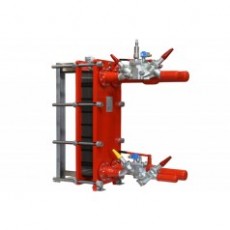 SONDEX 用于工业制冷氨应用的半焊式换热器系列