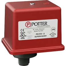 POTTER 超压系统监控压力开关PS120系列