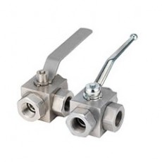 ANCHOR FLUID POWER 三通块体螺纹球阀AE3