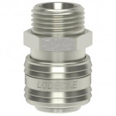LUDECKE 带外螺纹的接头ES DN 7.2 系列