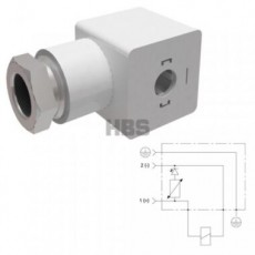 HBS 电磁阀连接器DIN43650系列