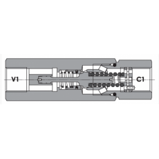 FLUID-PRESS 顺序阀FPSQR-LD-1/2系列