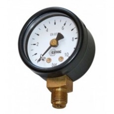 CITEC 钢壳压力表干式6000系列
