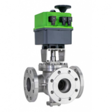 damko 电机驱动三通球形扇形阀4083 型系列