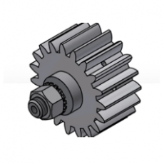 perma 润滑齿轮毛毡 m3 直通安装轴系列