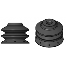 EDCO USA 波纹管真空吸盘XP-2B50系列