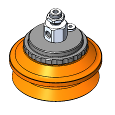 EDCO USA 侧面真空端口适配器12M-S18F-16M