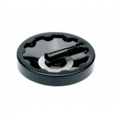 Jergens 塑料实心手轮，带指握把手系列