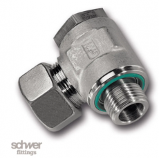 schwer fittings 直角旋转管接头SR-586G