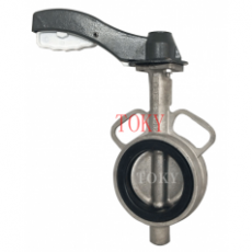 TOKY 手动衬胶不锈钢对夹蝶阀系列