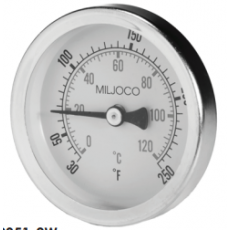 MILJOCO 双金属温度计B259951-2W系列