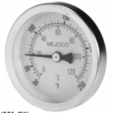MILJOCO 双金属温度计B259951-2W系列