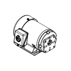 群策 油压铁壳卧式马达HTW 1/2HP系列