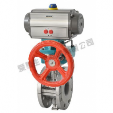 MFQD 气动带手动蝶阀系列