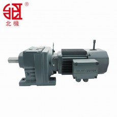 BEI 直线斜齿轮减速带刹车电机R系列